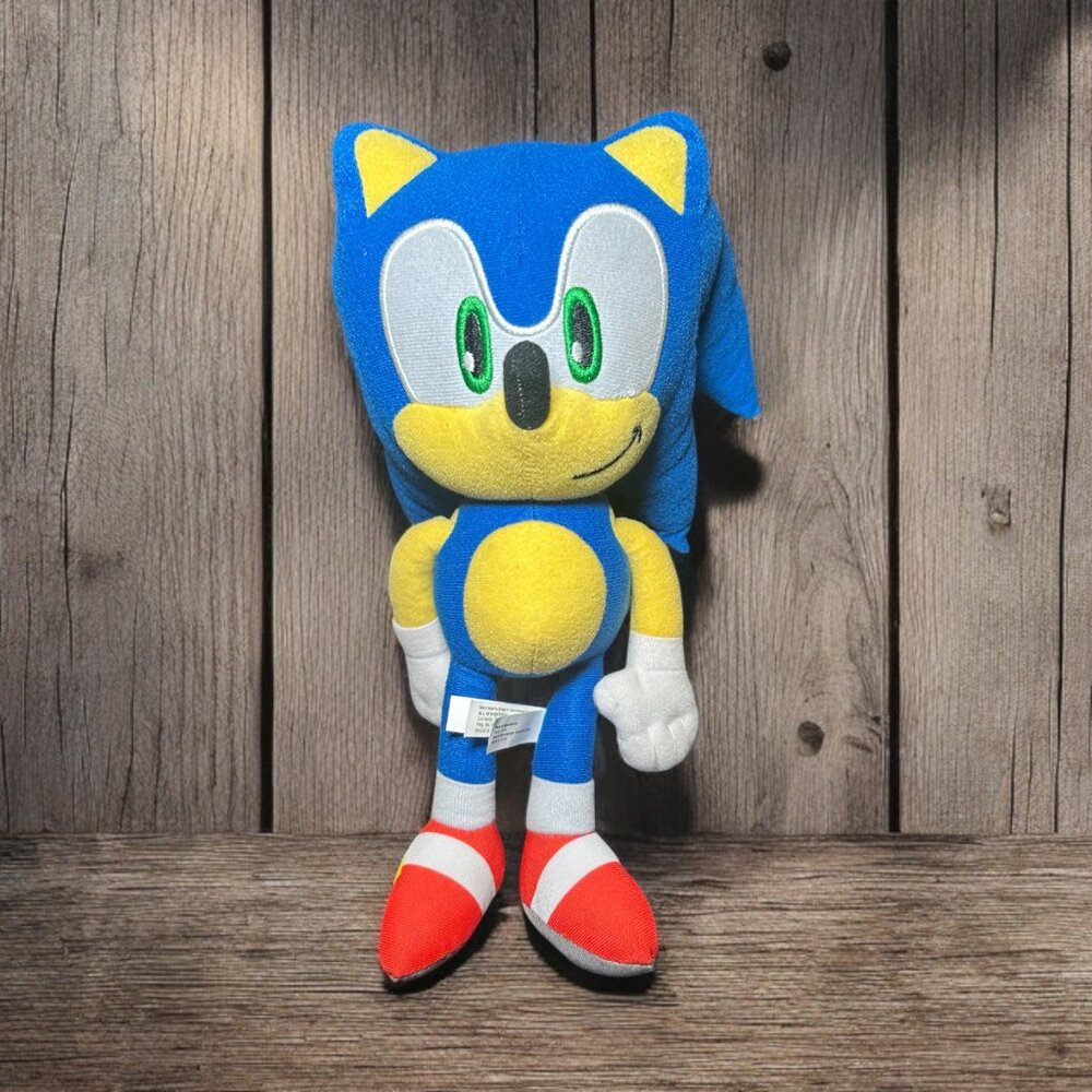 Sonic‎ the Hedgehog Plush Doll Stuffed Animal Toy 12" Authentic SEGA